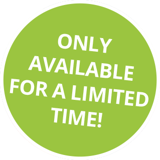 Only available for a limited time! Only available for a limited time!